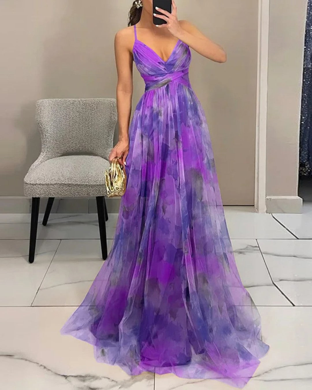 Lefèvre™ Robe Maxi Élégance Florale (ÉDITION LIMITÉE!)