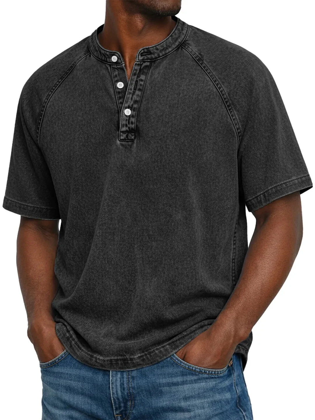 Mike™  Chemise vintage boutonnée pour homme