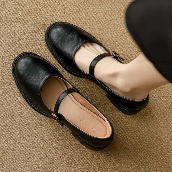 Brigitte – Comfort Leather Mary Janes