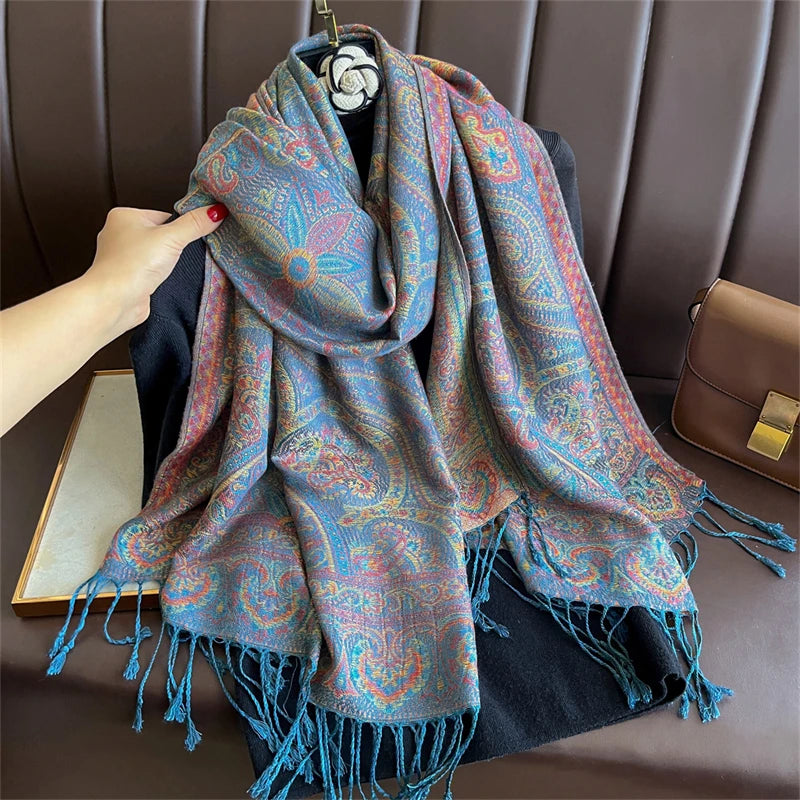 Lefèvre™ Écharpe à Motifs Bohème