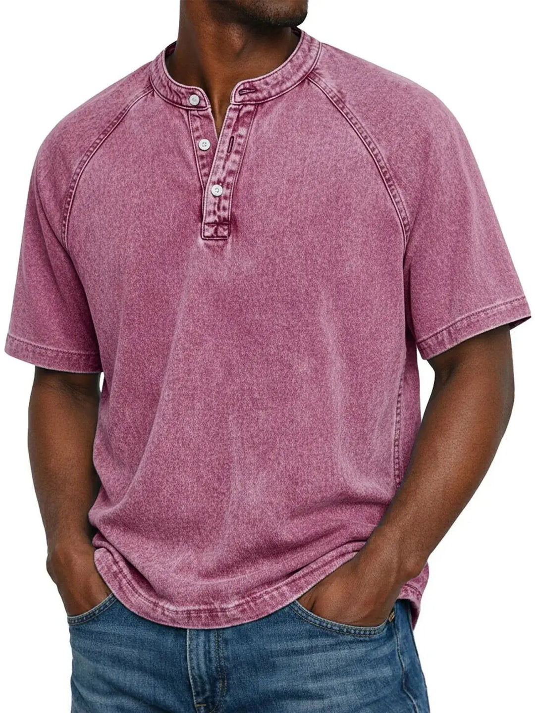 Mike™  Chemise vintage boutonnée pour homme