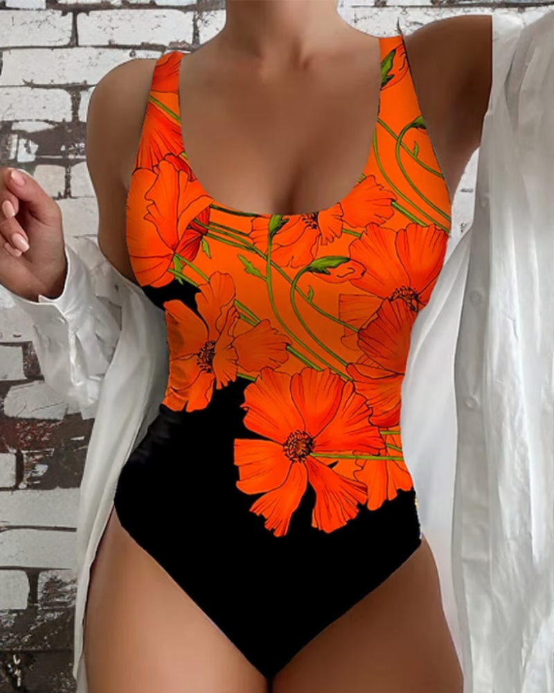 Elena™ | Élégant maillot de bain une pièce avec imprimé floral
