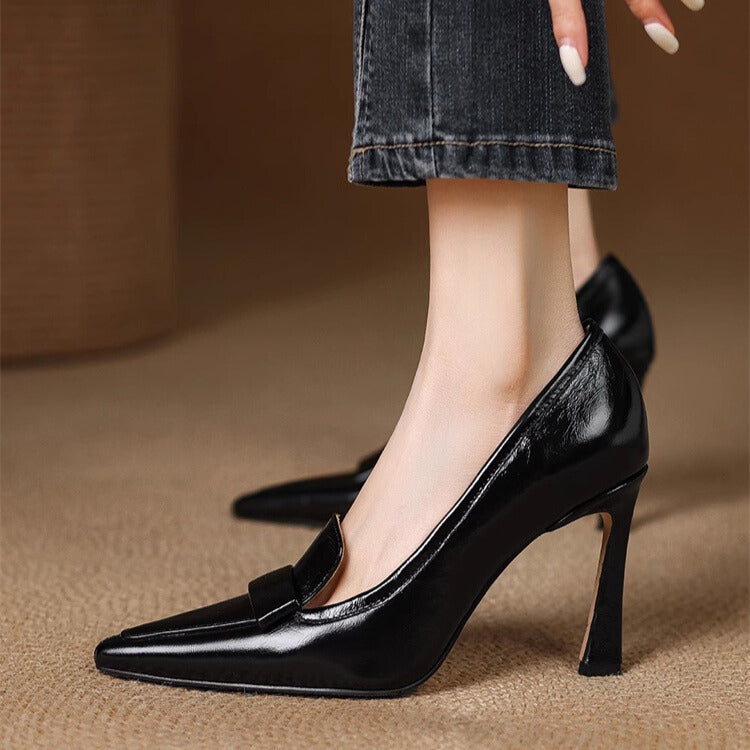 Claudia | Chaussures à Talons Vernis Élégantes