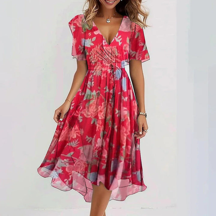 Lefèvre™ Robe d’été élégante
