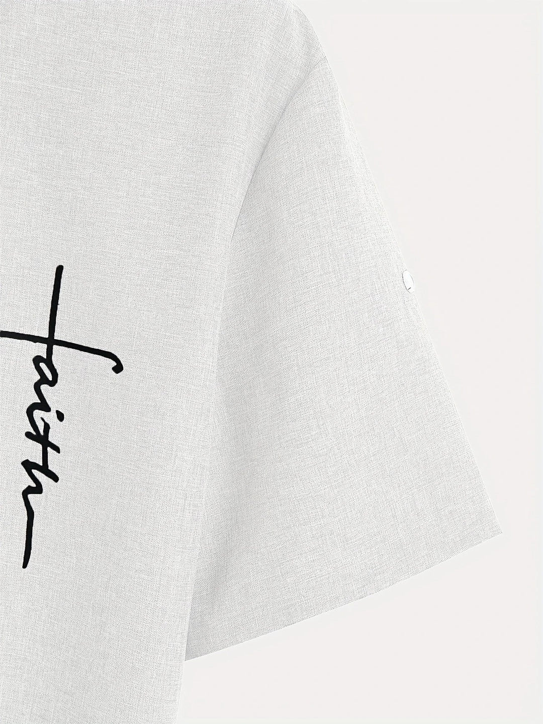Mike™ Chemise élégante à manches courtes et col montant