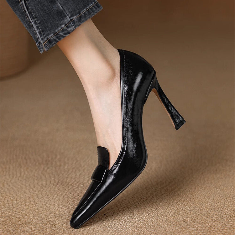 Claudia | Chaussures à Talons Vernis Élégantes