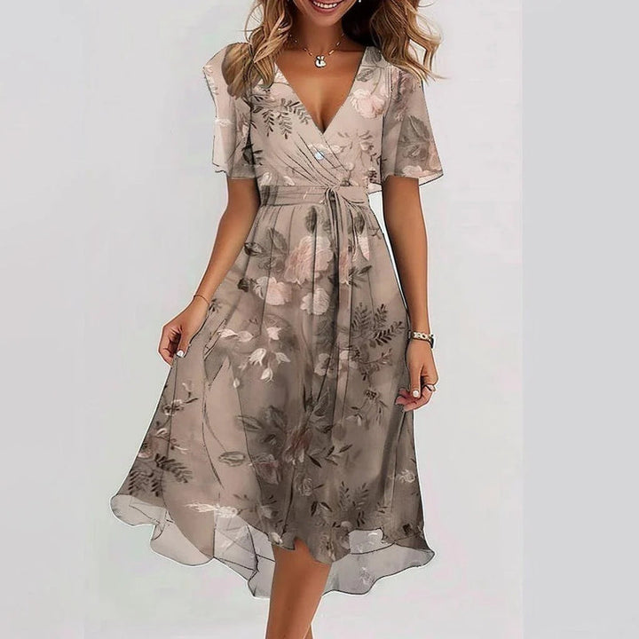 Lefèvre™ Robe d’été élégante