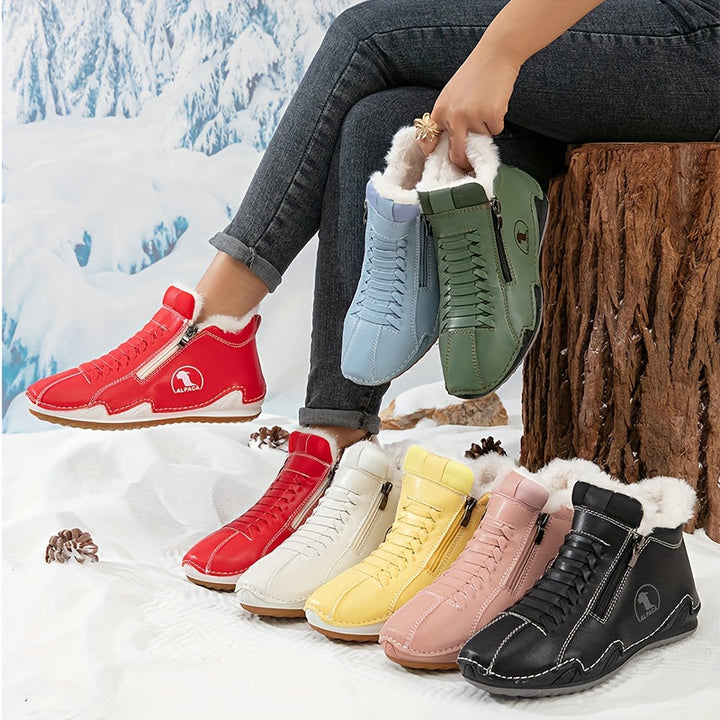 Lefèvre™ Bottines confort d’hiver à soutien ergonomique