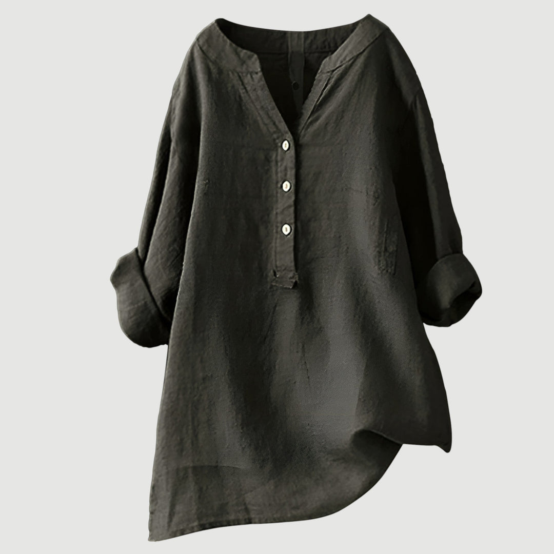 Lefèvre™  Blouse femme en lin légère et confortable