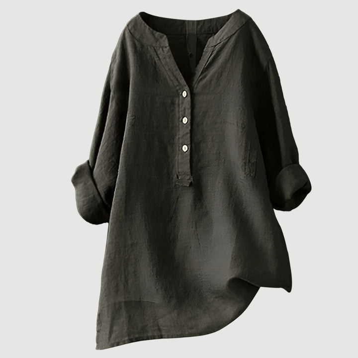 Lefèvre™  Blouse femme en lin légère et confortable