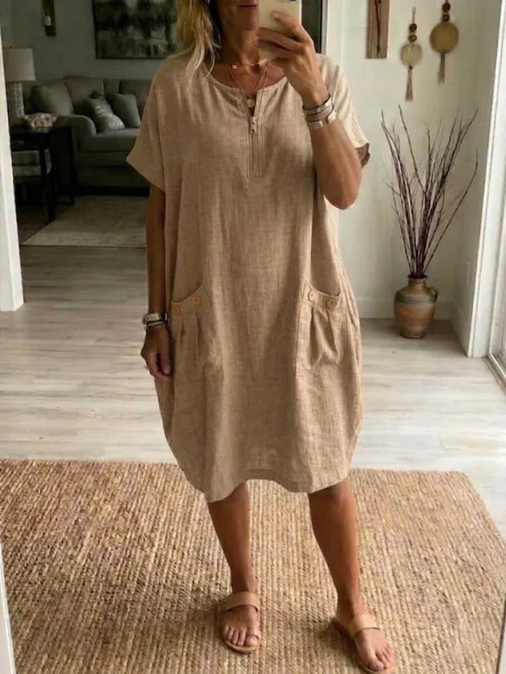Teresa | Robe avec fermeture éclair