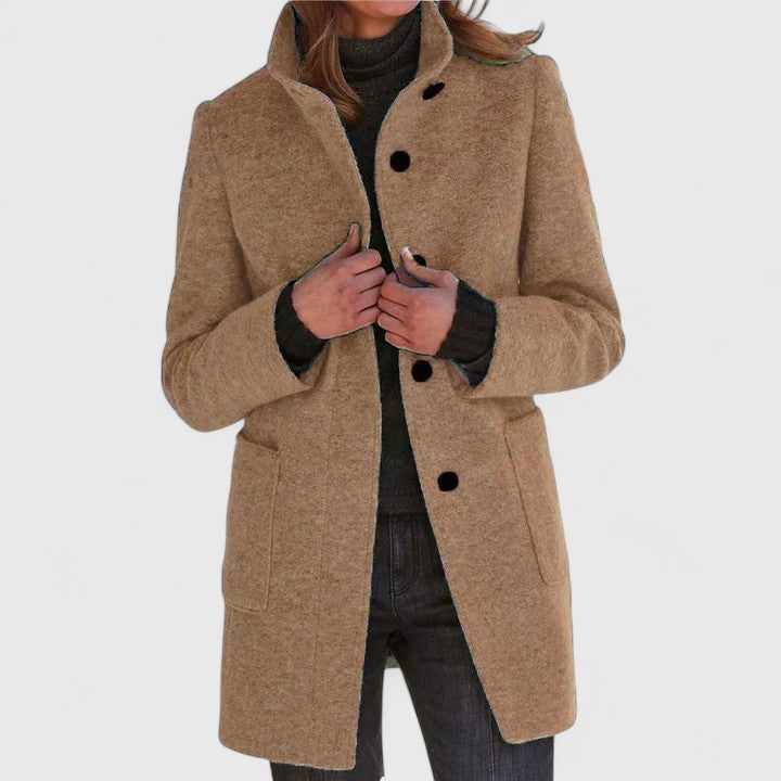 Lefèvre™ Veste pour Femmes avec Col Montant