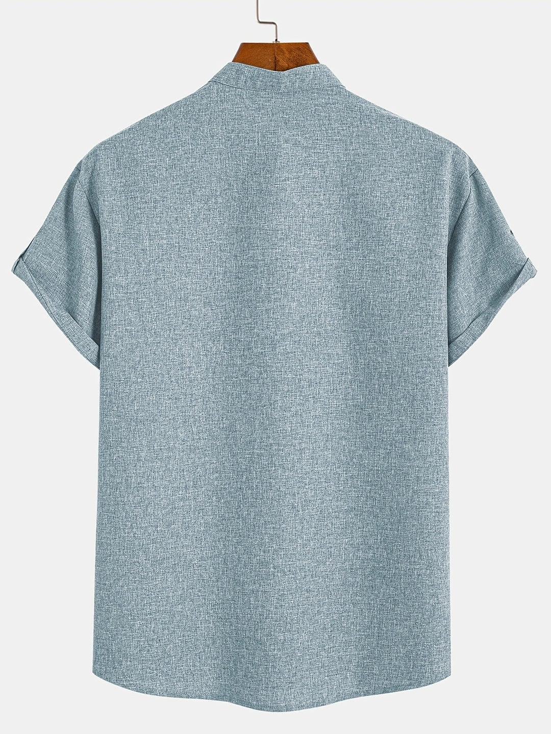 Mike™ Chemise élégante à manches courtes et col montant
