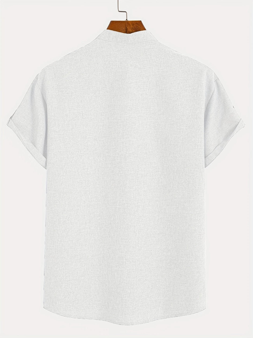 Mike™ Chemise élégante à manches courtes et col montant