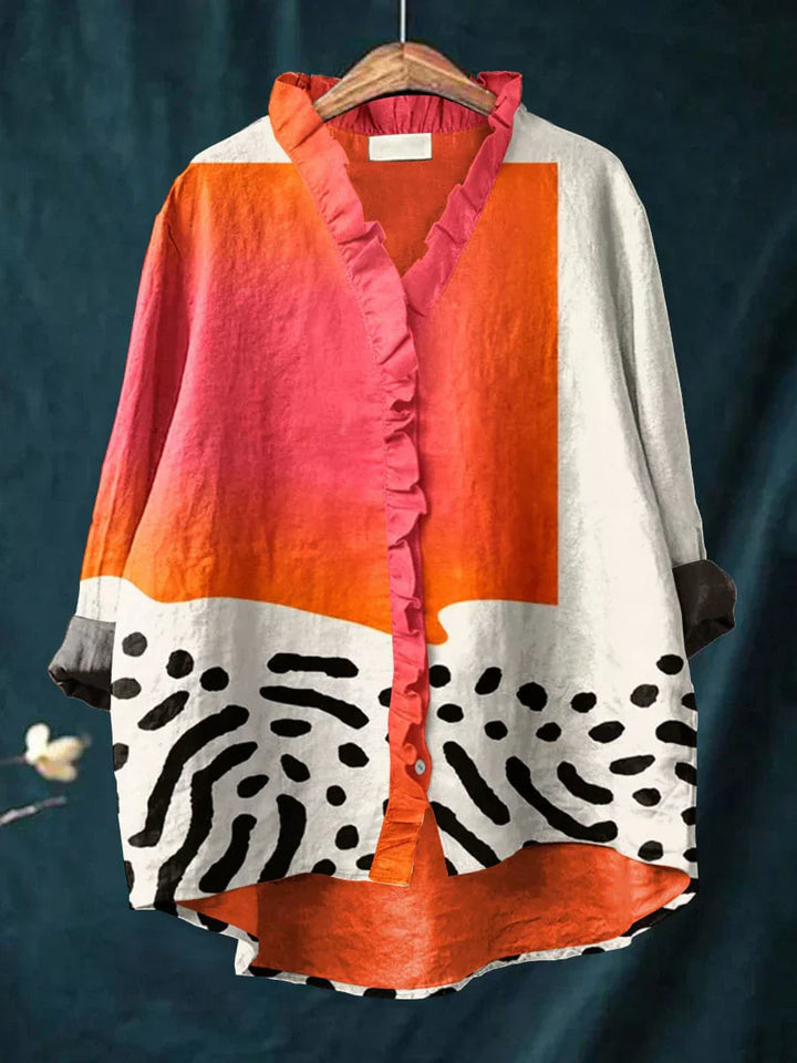 Lefèvre™ Elegant Summer Linen Blouse