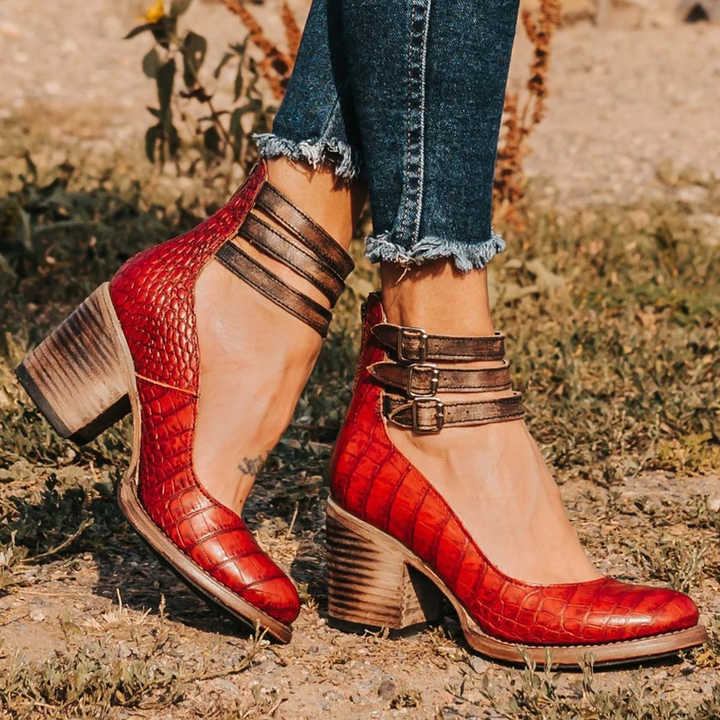 Lefèvre™ Leather Heels Comfort & Perfect Support