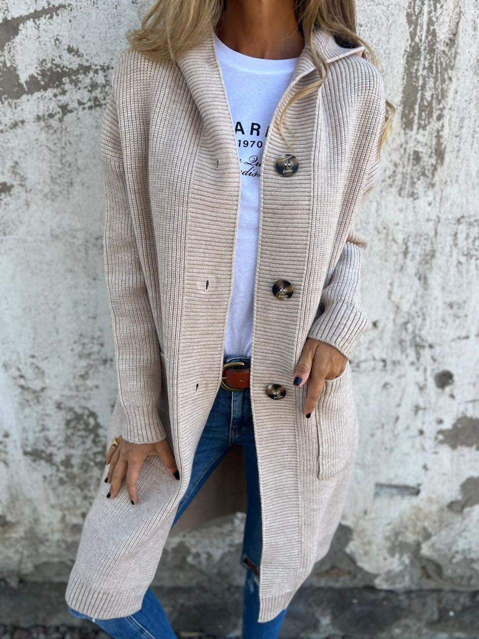 Lefèvre™ Élégant long gilet