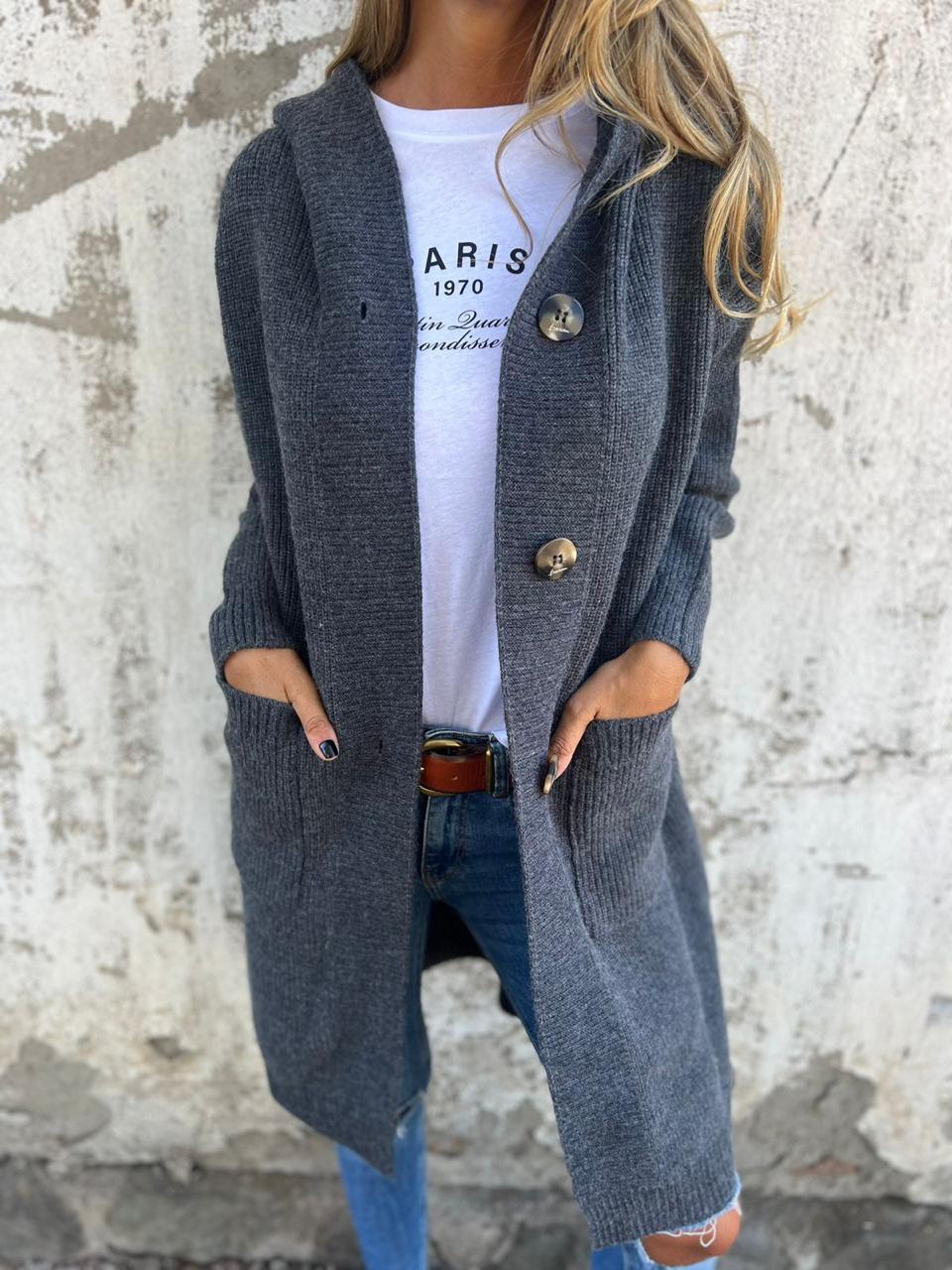 Lefèvre™ Élégant long gilet