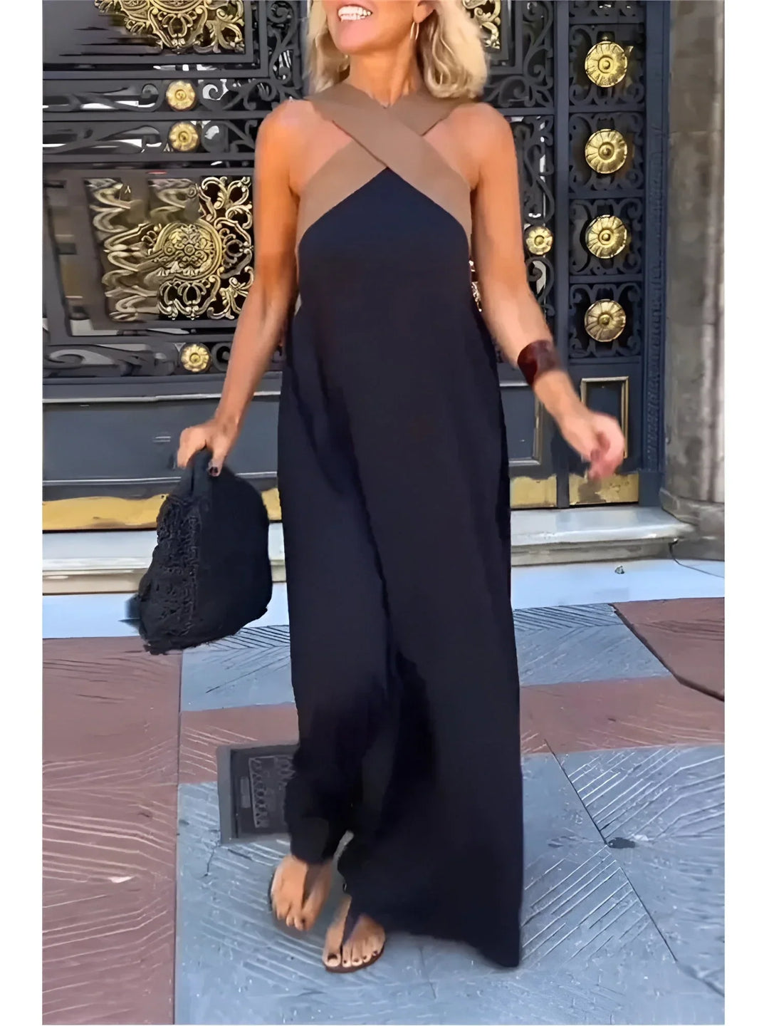 DELFINA | ROBE À COUPE CROISÉE
