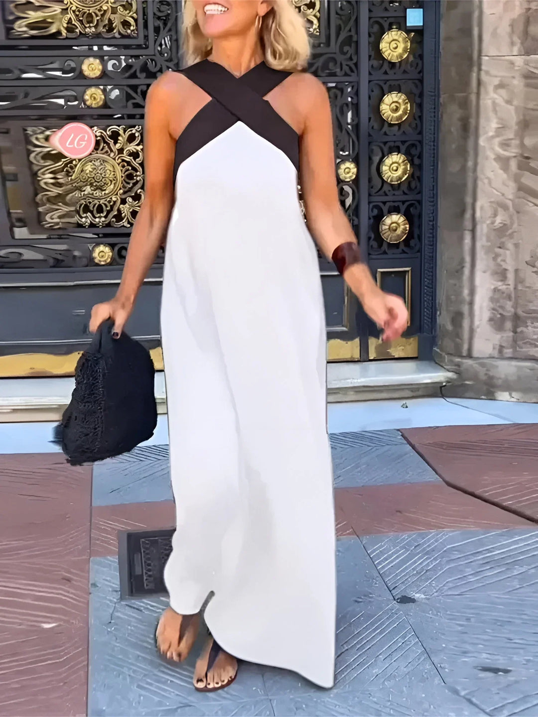 DELFINA | ROBE À COUPE CROISÉE
