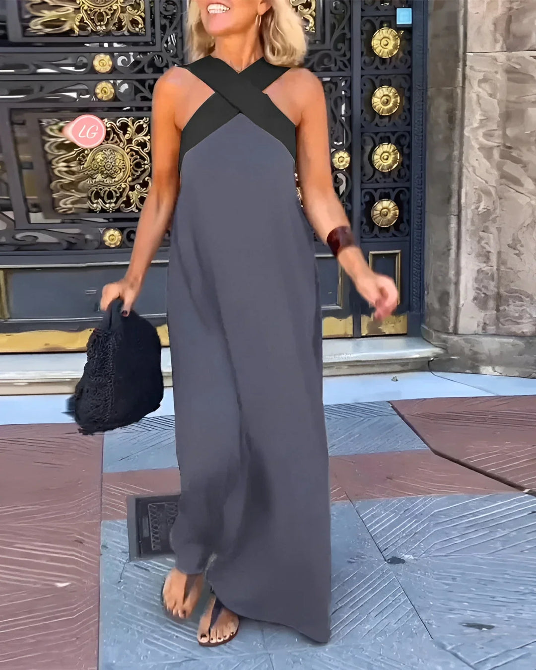 DELFINA | ROBE À COUPE CROISÉE