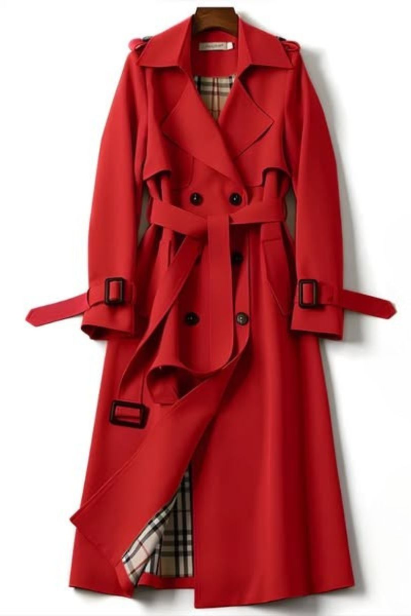 Lefèvre™ Trench-coat classique pour femme