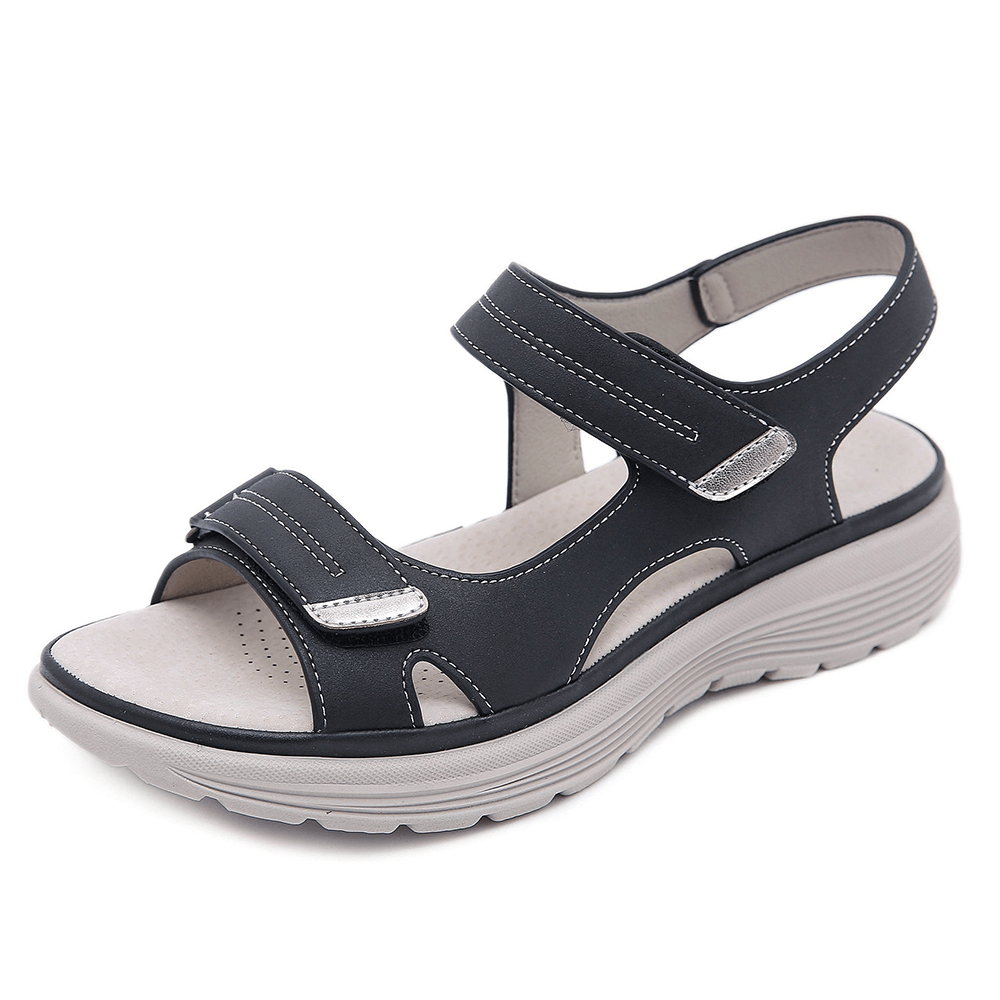 Lefèvre™ Sandales orthopédiques en cuir confortables