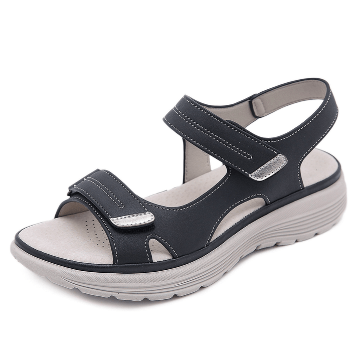 Lefèvre™ Sandales orthopédiques en cuir confortables
