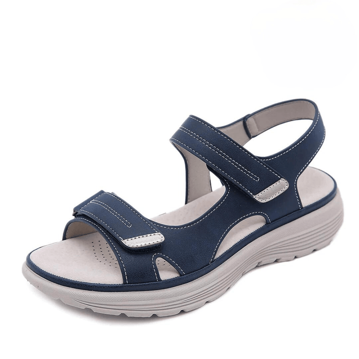 Lefèvre™ Sandales orthopédiques en cuir confortables
