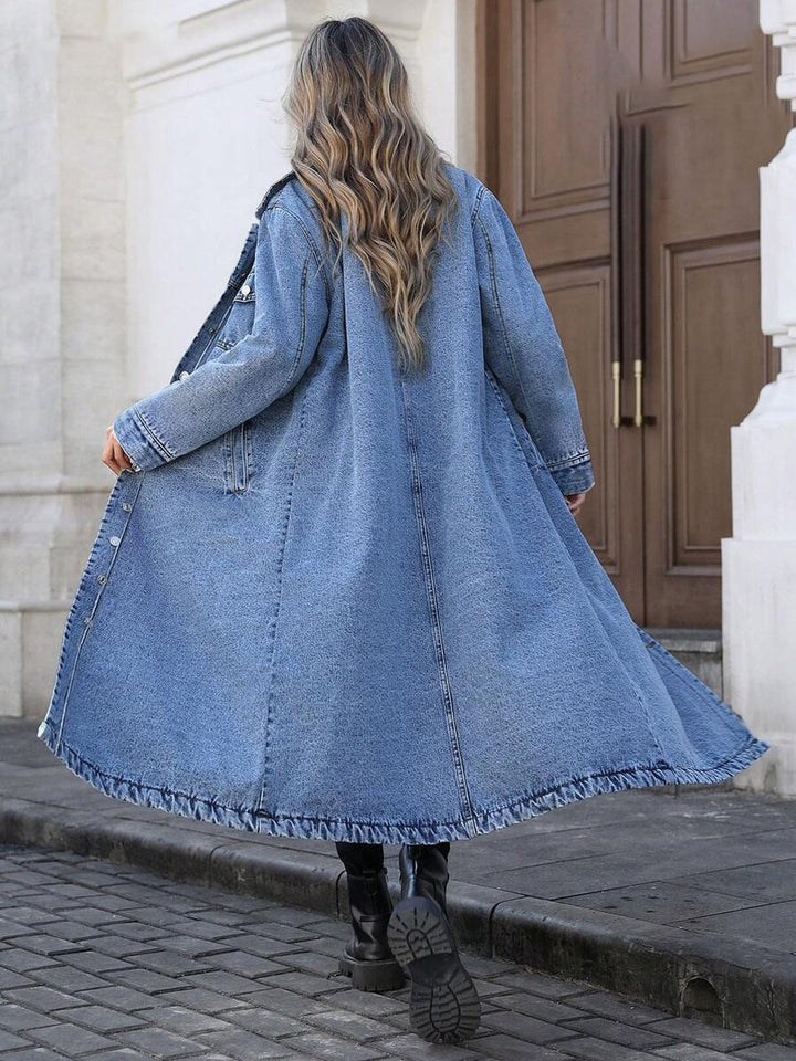 Lefèvre  Veste en jean longue et stylée