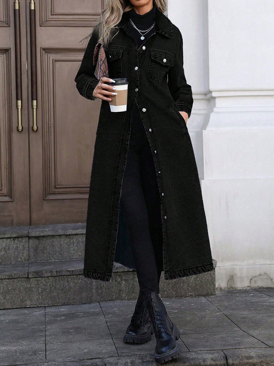 Lefèvre  Veste en jean longue et stylée