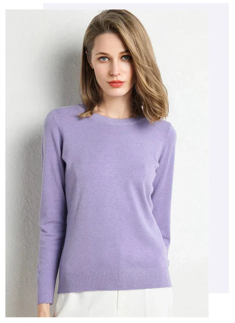 Lefèvre™ Pull confort en laine essentiel