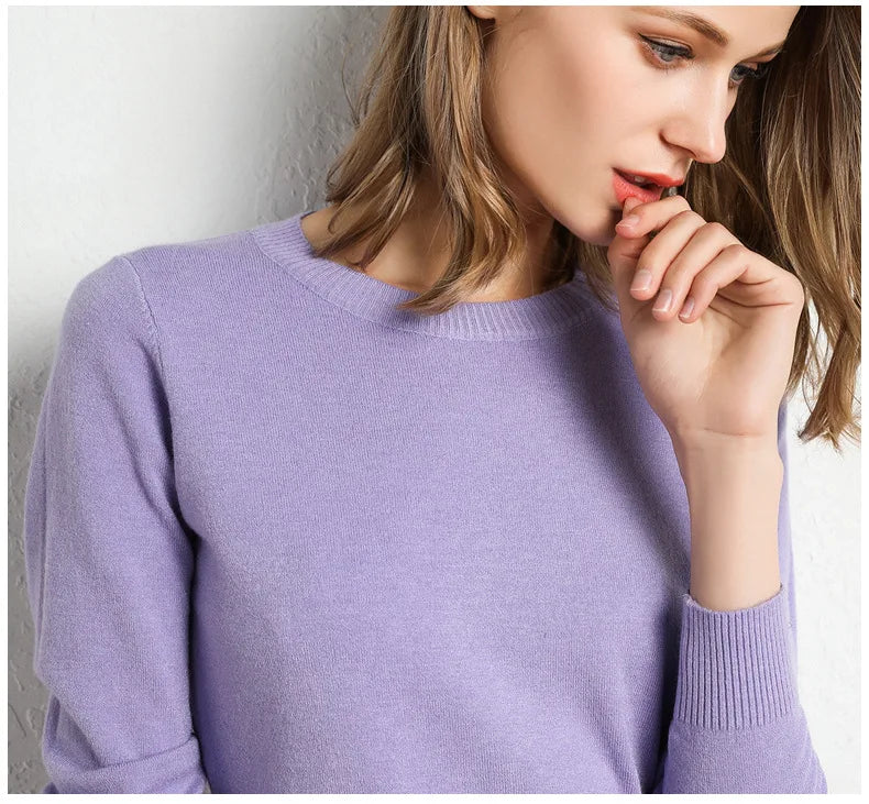 Lefèvre™ Pull confort en laine essentiel