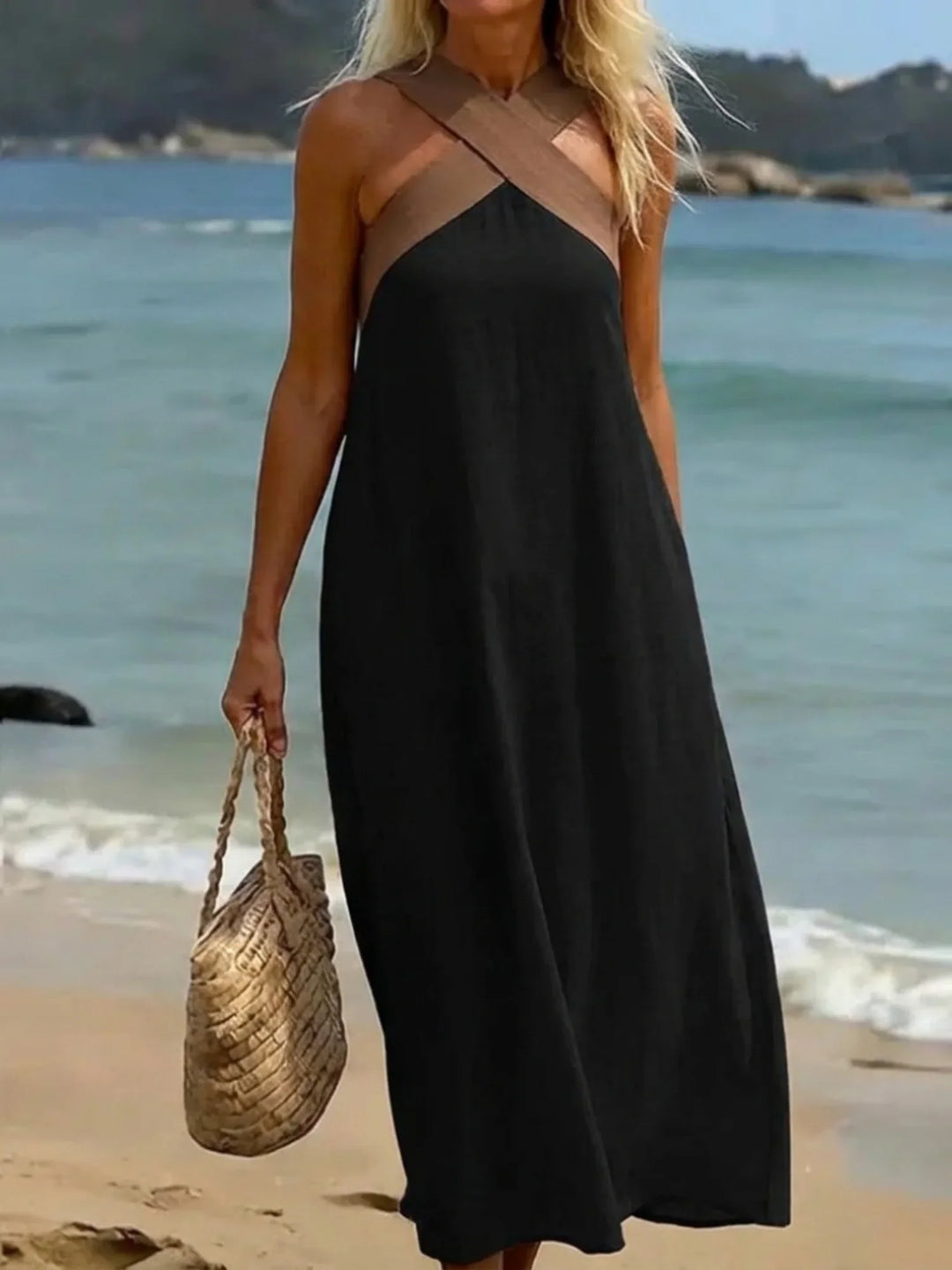 DELFINA | ROBE À COUPE CROISÉE