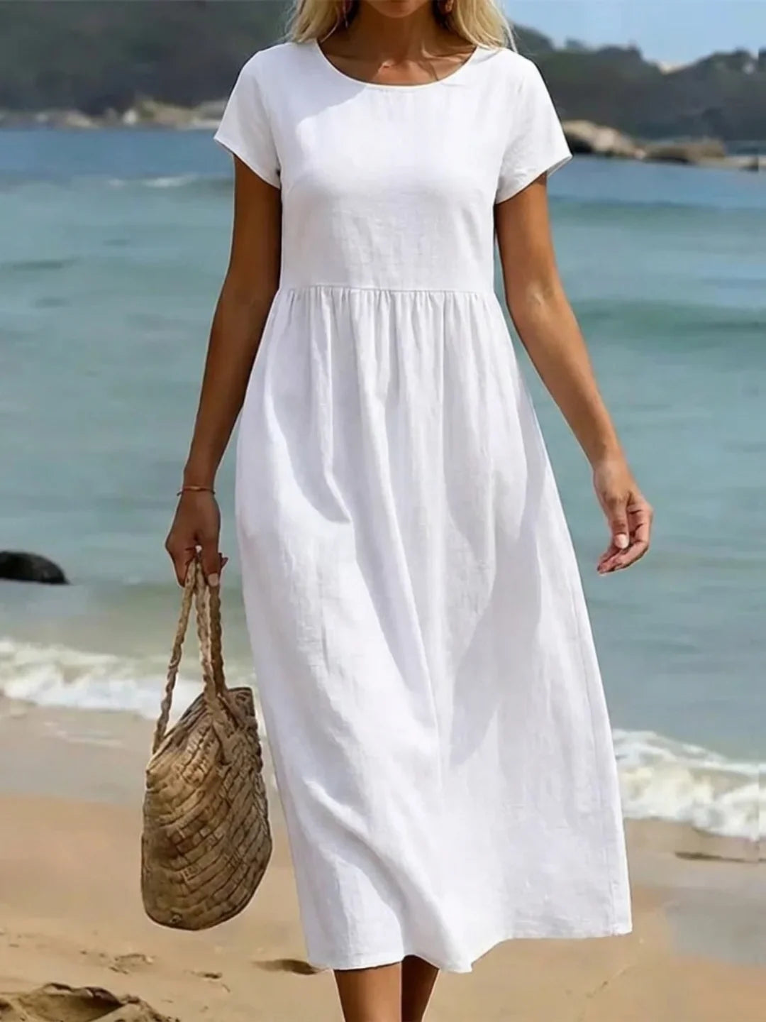 Gabriela | Robe midi fluide d'élégance intemporelle