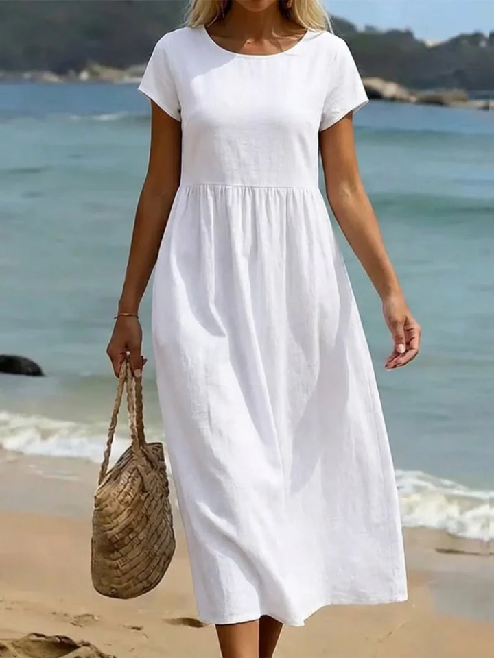 Gabriela | Robe midi fluide d'élégance intemporelle